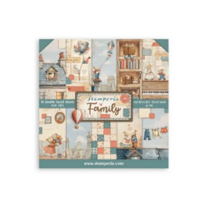 Plakboekpapier 30x30 Family Stamperia