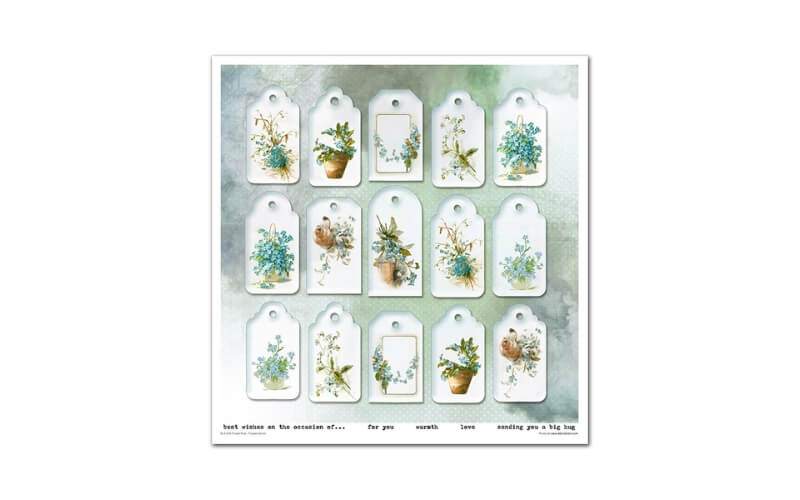 Plakboekpapier 30x30 Flower Post Itd Collection
