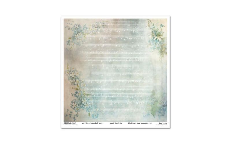 Plakboekpapier 30x30 Flower Post Itd Collection