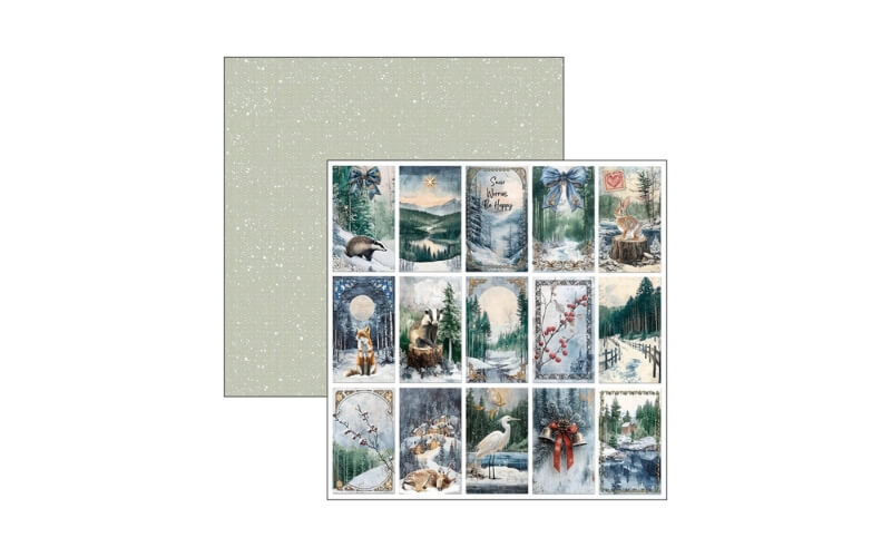 Plakboekpapier 30x30 Forest Tales Ciao Bella