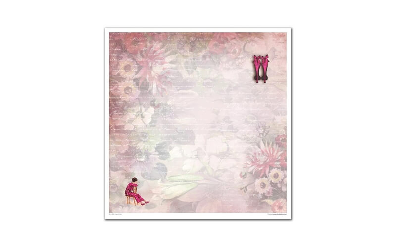 Plakboekpapier 30x30 French Chic Itd Collection