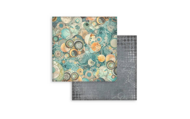 Plakboekpapier 30x30 Furry Friends Achtergronden Stamperia