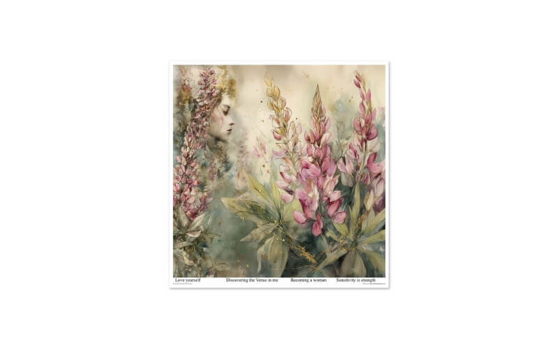 Plakboekpapier 30x30 Garden of Muses Itd Collection