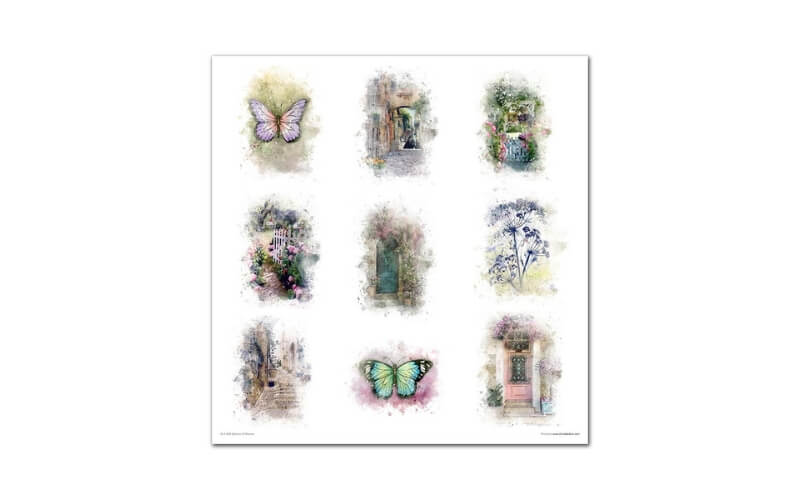Plakboekpapier 30x30 Garden of Dreams Itd Collection