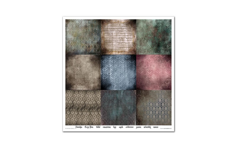 Plakboekpapier 30x30 Gothic Stories 2 Itd Collection