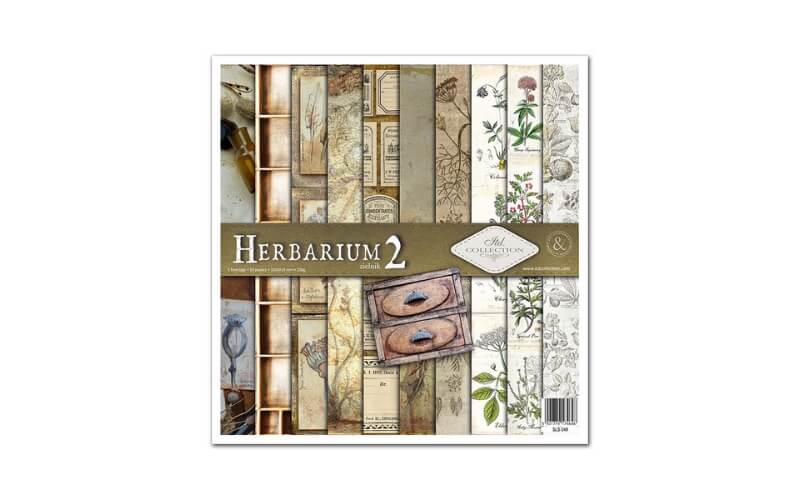 Plakboekpapier 30x30 Herbarium 2 Itd Collection