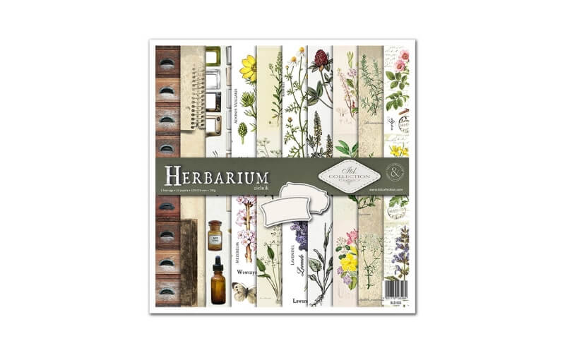 Plakboekpapier 30x30 Herbarium Itd Collection