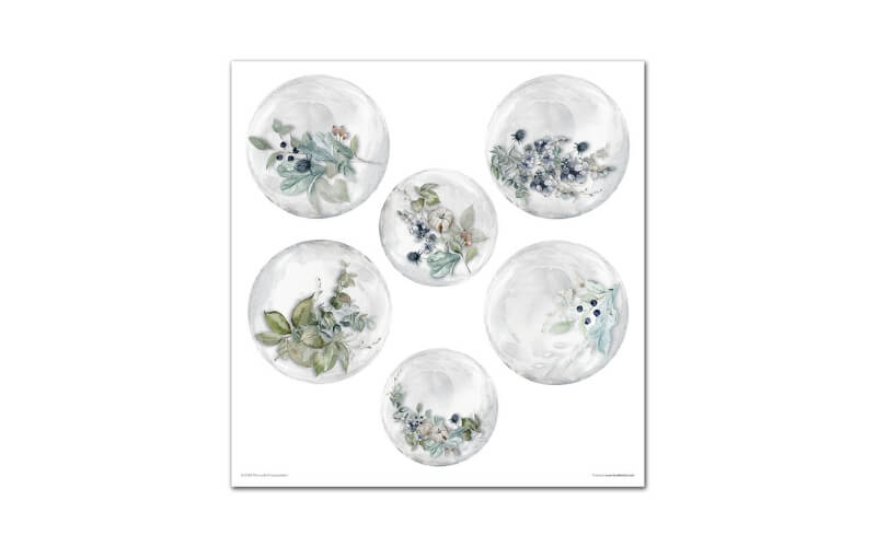 Plakboekpapier 30x30 Ice Porcelain Itd Collection