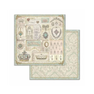 Plakboekpapier 30x30 Jewellery Stamperia