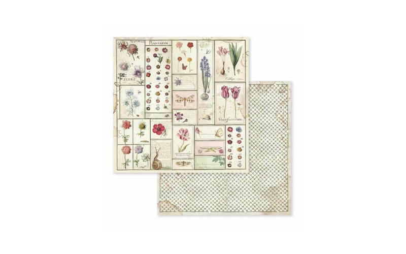 Plakboekpapier 30x30 Lente Stamperia