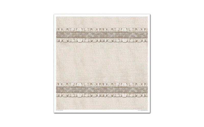 Plakboekpapier 30x30 Linen and Lace Itd Collection