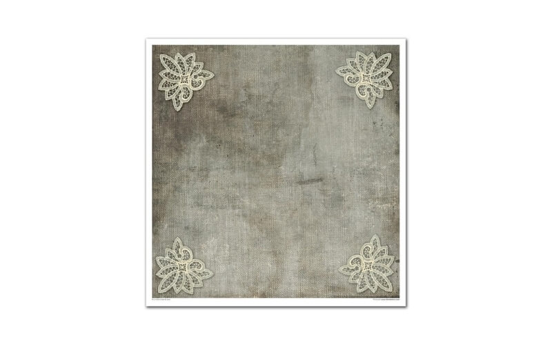 Plakboekpapier 30x30 Linen and Lace Itd Collection