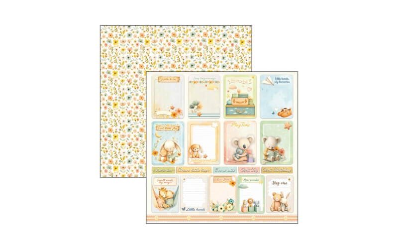 Plakboekpapier 30x30 Lunibloom Ciao Bella