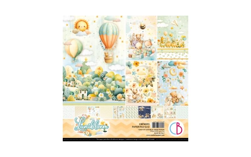 Plakboekpapier 30x30 Lunibloom Ciao Bella