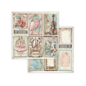 Plakboekpapier 30x30 Passion Cards Stamperia