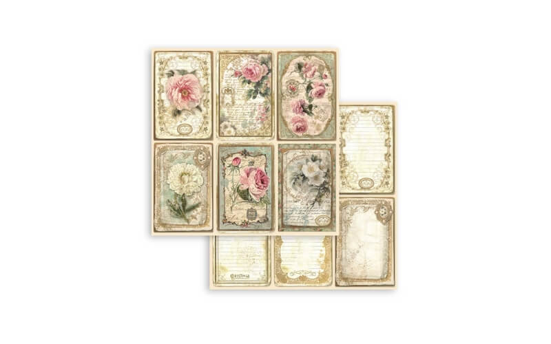 Plakboekpapier 30x30 Precious Stamperia