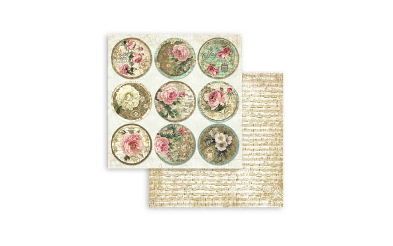 Plakboekpapier 30x30 Precious Stamperia