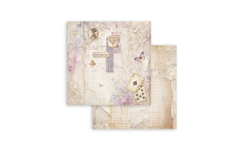 Plakboekpapier 30x30 Quiet Days Stamperia