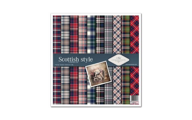 Plakboekpapier 30x30 Scottish Style Itd Collection