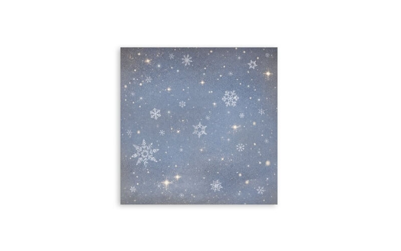 Plakboekpapier 30x30 Silent Night Enkelzijdig Stamperia