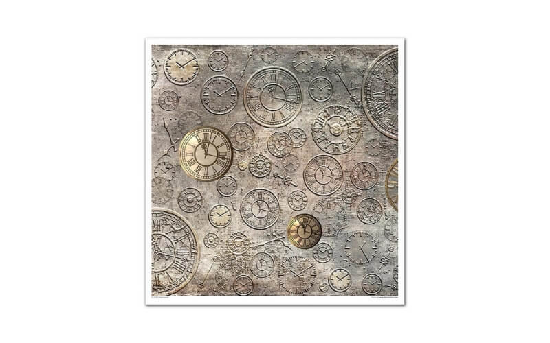 Plakboekpapier 30x30 Steampunk Itd Collection