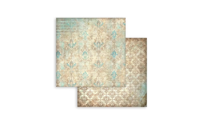 Plakboekpapier 30x30 Symphony Achtergronden Stamperia