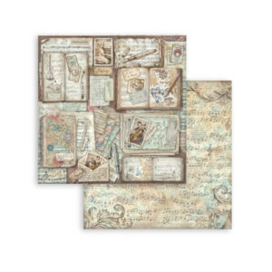 Plakboekpapier 30x30 Symphony Books Stamperia