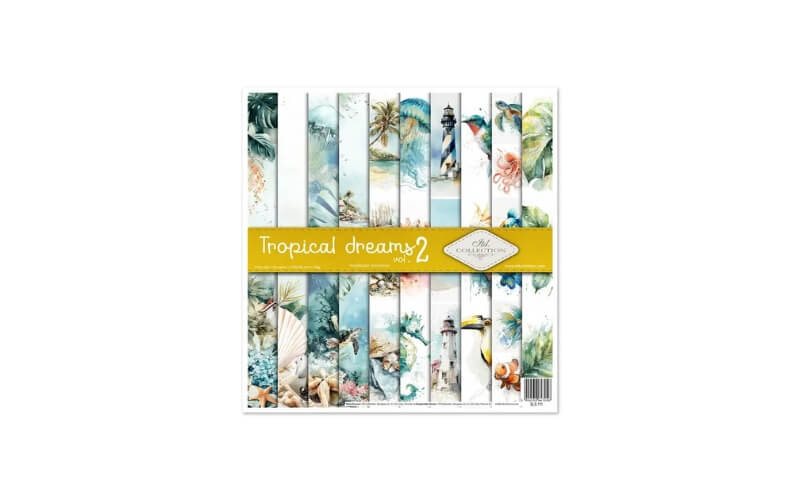 Plakboekpapier 30x30 Tropical Dreams Itd Collection