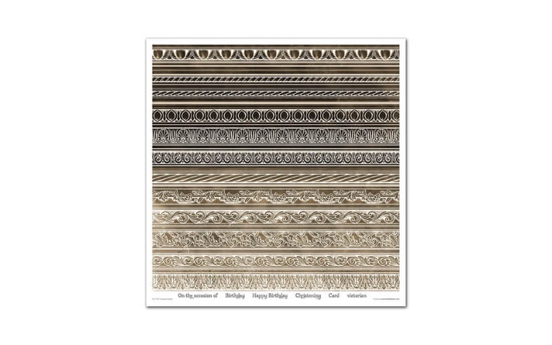 Plakboekpapier 30x30 Vintage Angels Itd Collection