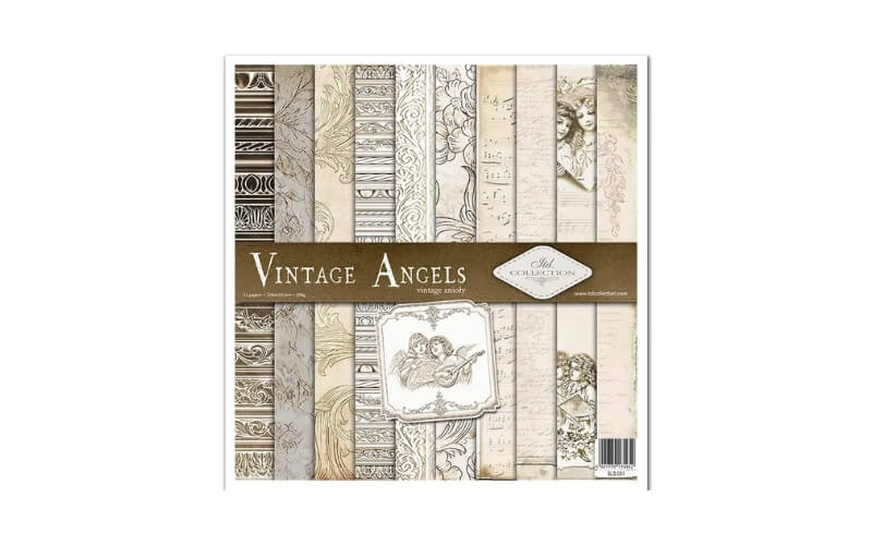 Plakboekpapier 30x30 Vintage Angels Itd Collection
