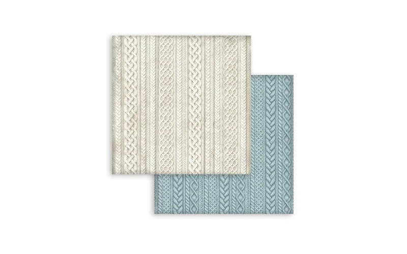 Plakboekpapier 30x30 White Christmas Achtergronden Stamperia