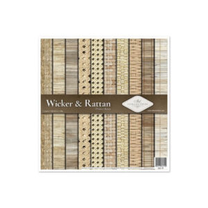 Plakboekpapier 30x30 Wicker and Rattan Itd Collection