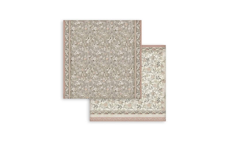 Plakboekpapier 30x30 You and Me Achtergronden Stamperia