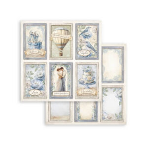 Plakboekpapier 30×30 Timeless 6 Kaarten Stamperia