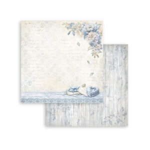 Plakboekpapier 30×30 Timeless Hartendoos Stamperia
