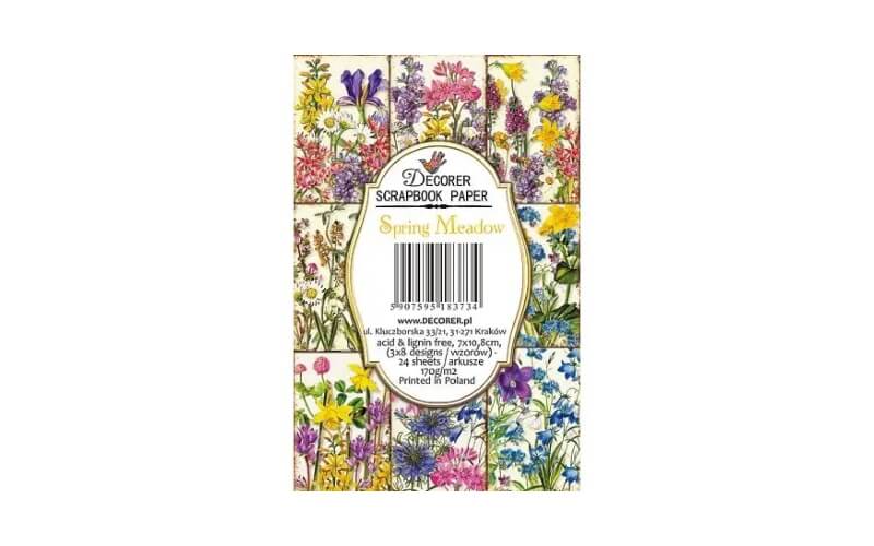 Plakboekpapier Mini Lente Weide Decorer