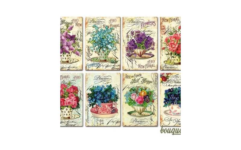 Plakboekpapier Mini Boeketten Decorer