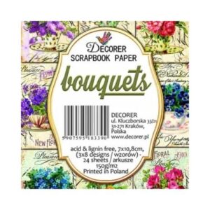 Plakboekpapier Mini Boeketten Decorer