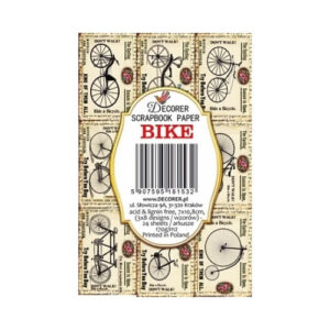 Plakboekpapier Mini Fiets Decorer