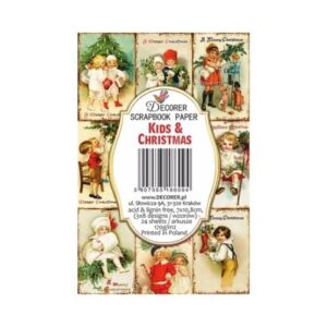Plakboekpapier Mini Kids and Christmas Decorer