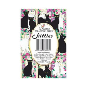 Plakboekpapier Mini Kitties Decorer