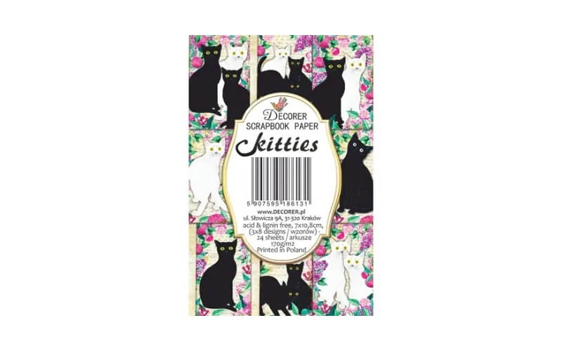 Plakboekpapier Mini Kitties Decorer