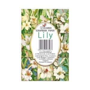Plakboekpapier Mini Lelie Decorer