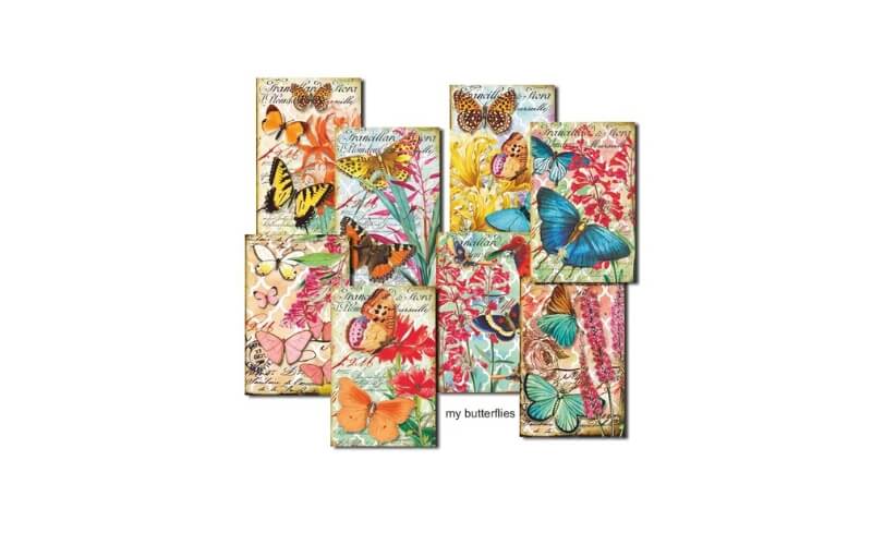 Plakboekpapier Mini Mijn Vlinders Decorer