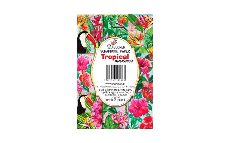 Plakboekpapier Mini Tropical Decorer