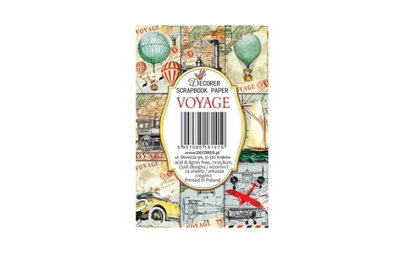 Plakboekpapier Mini Voyage Decorer