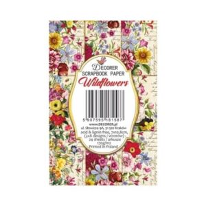 Plakboekpapier Mini Wilde Bloemen Decorer