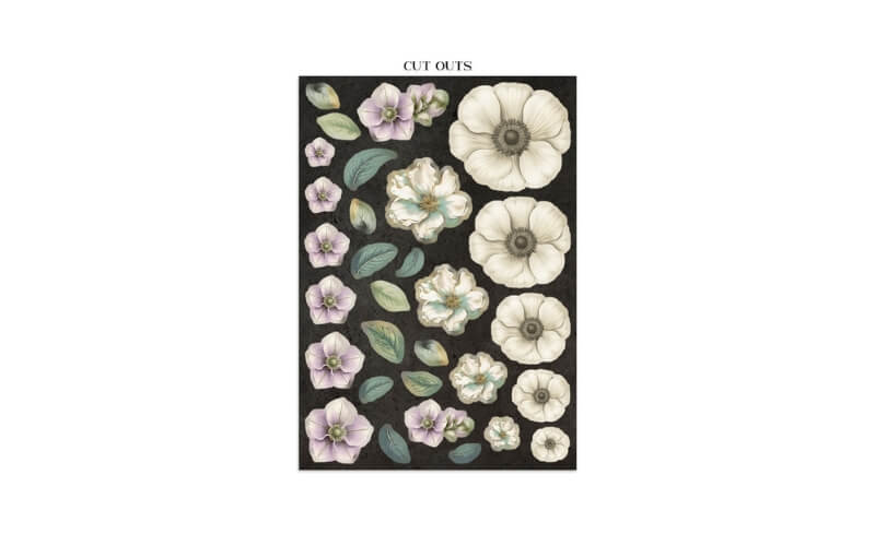 Printed Art Junk Journal Gardens of Time A5 Stamperia