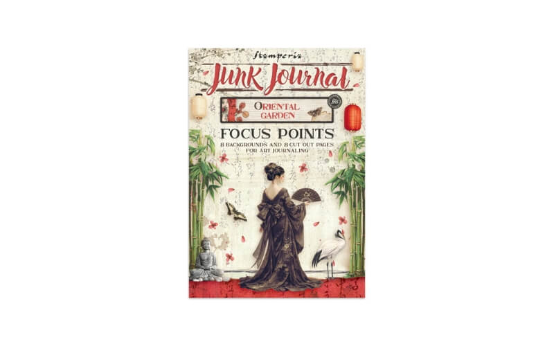 Printed Art Junk Journal Oriental Garden A5 Stamperia