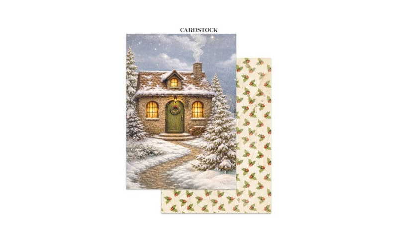 Printed Art Junk Journal Silent Night A5 Stamperia
